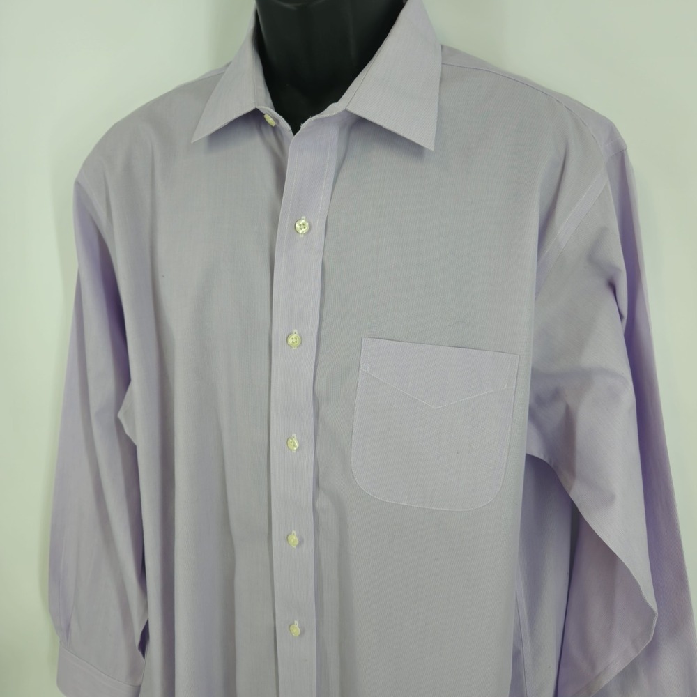 Brooks Brothers Men's 17.5 34/35 Dress Shirt Luxury Travel Business Button Down